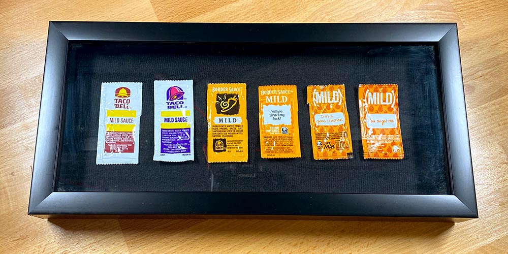 Taco Bell Shadow Box